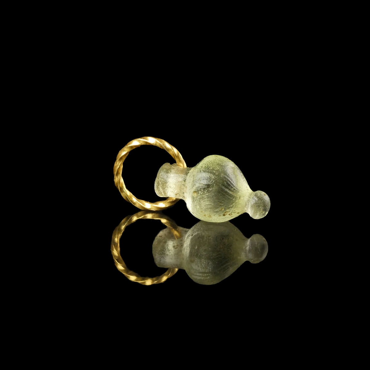 Ancient Roman Glass Amphora Jewellery Pendant