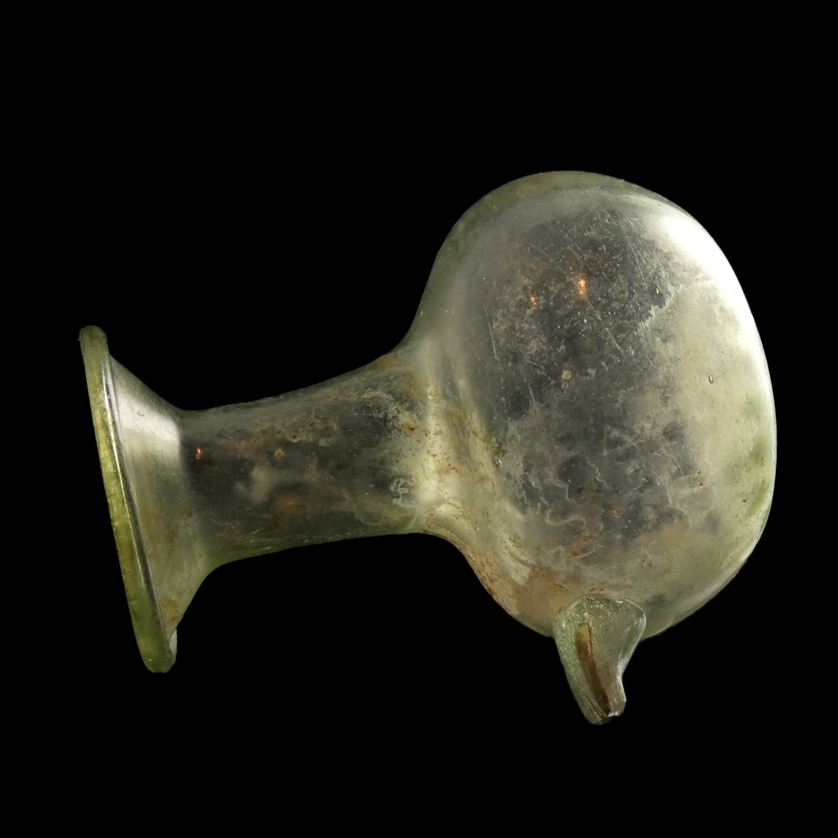 Ancient Roman glass baby feeding bottle