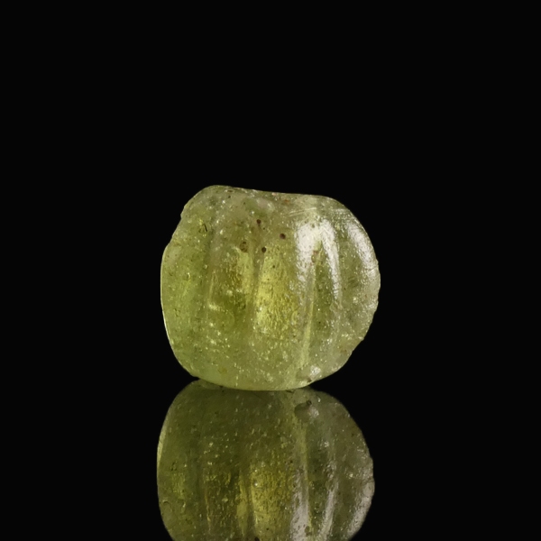 Ancient Roman Glass Melon Bead
