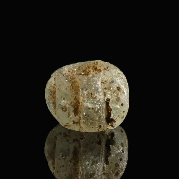 Ancient Roman Glass Melon Bead