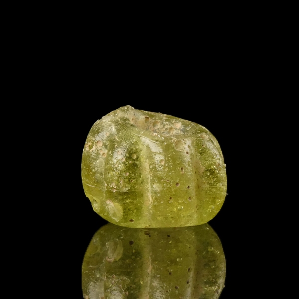 Ancient Roman Glass Melon Bead