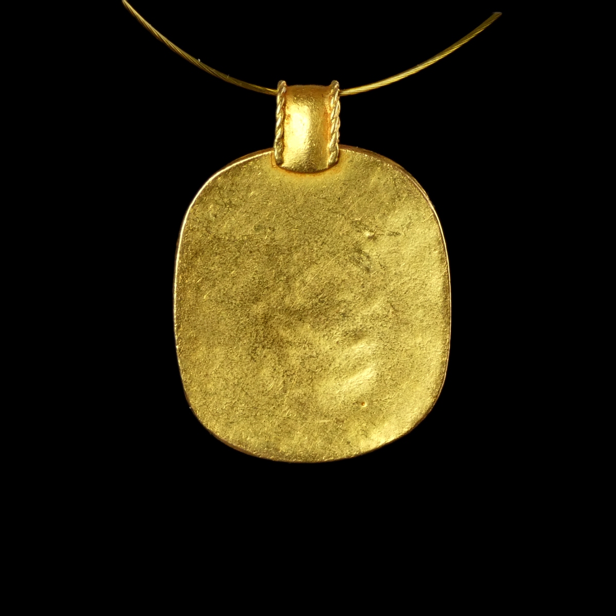 Ancient Roman gold and sardonyx cameo pendant