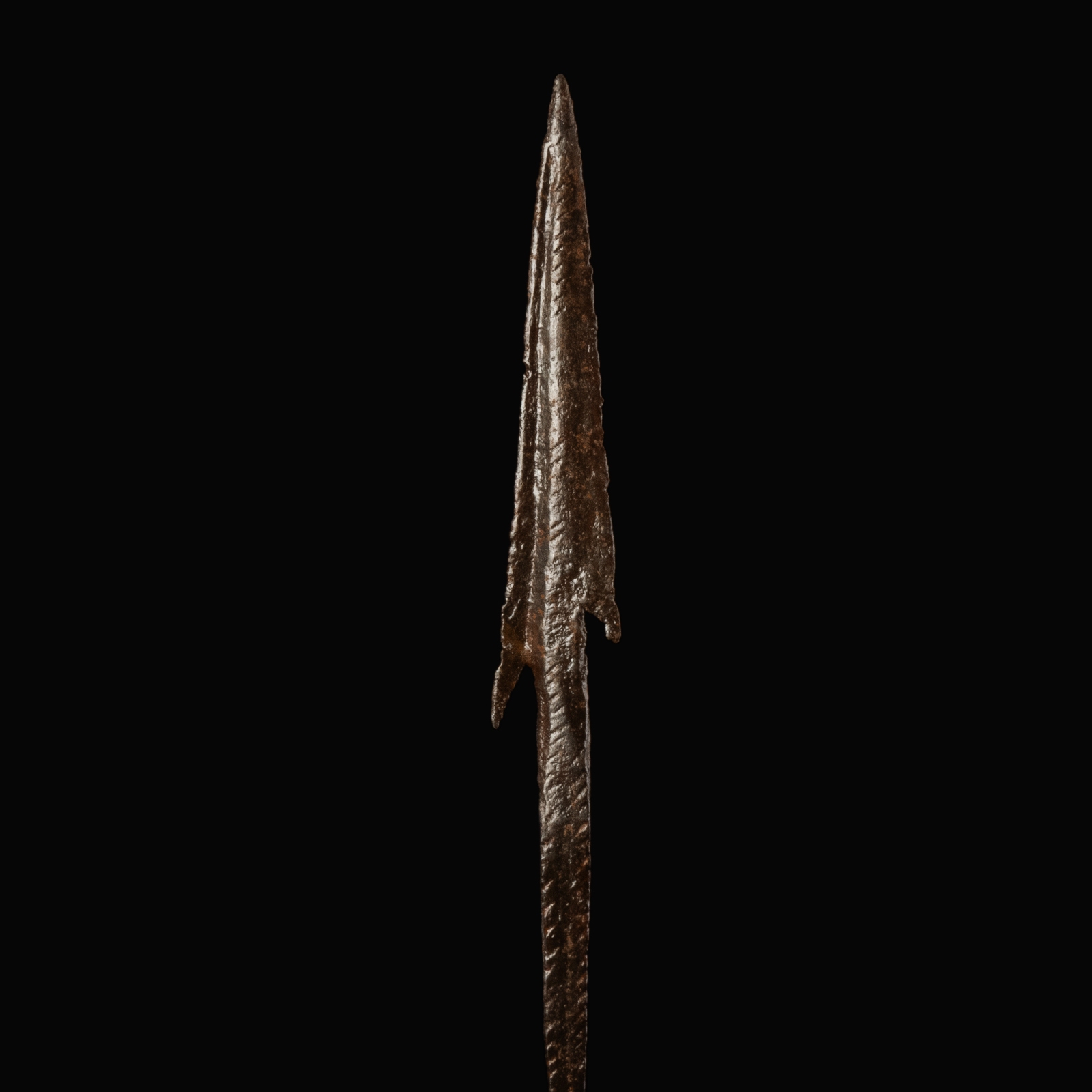 Ancient Roman iron barbed arrowhead