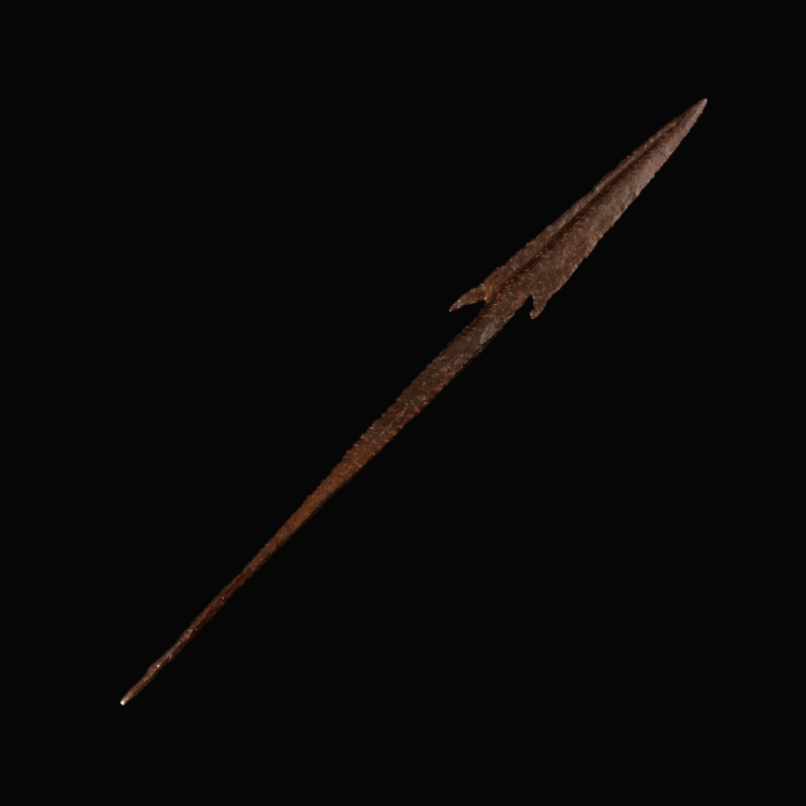 Ancient Roman iron barbed arrowhead