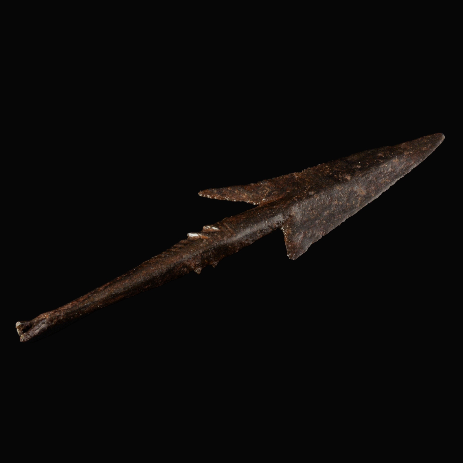 Ancient Roman iron barbed arrowhead