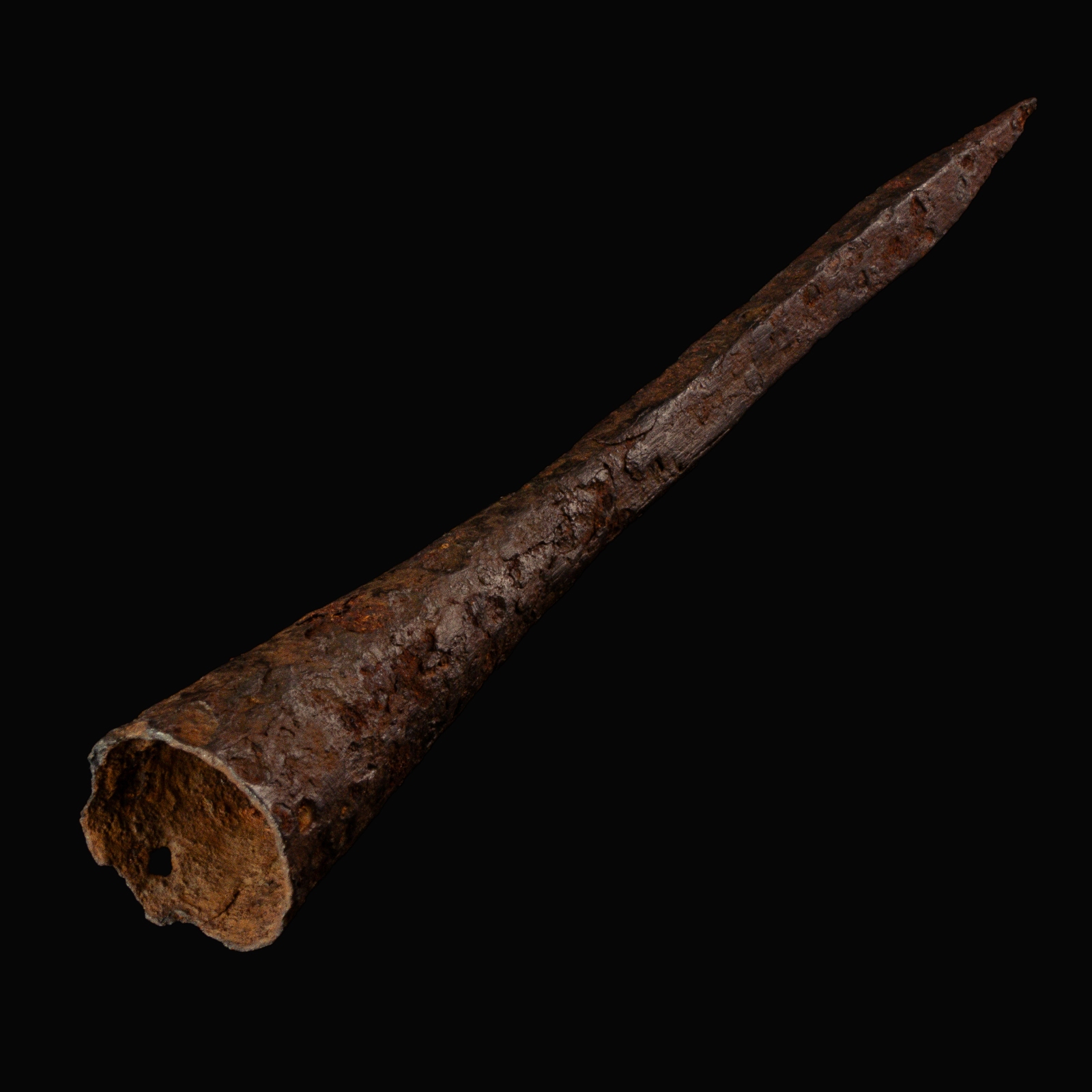 Ancient Roman iron Javelin (Pilum) Spearhead