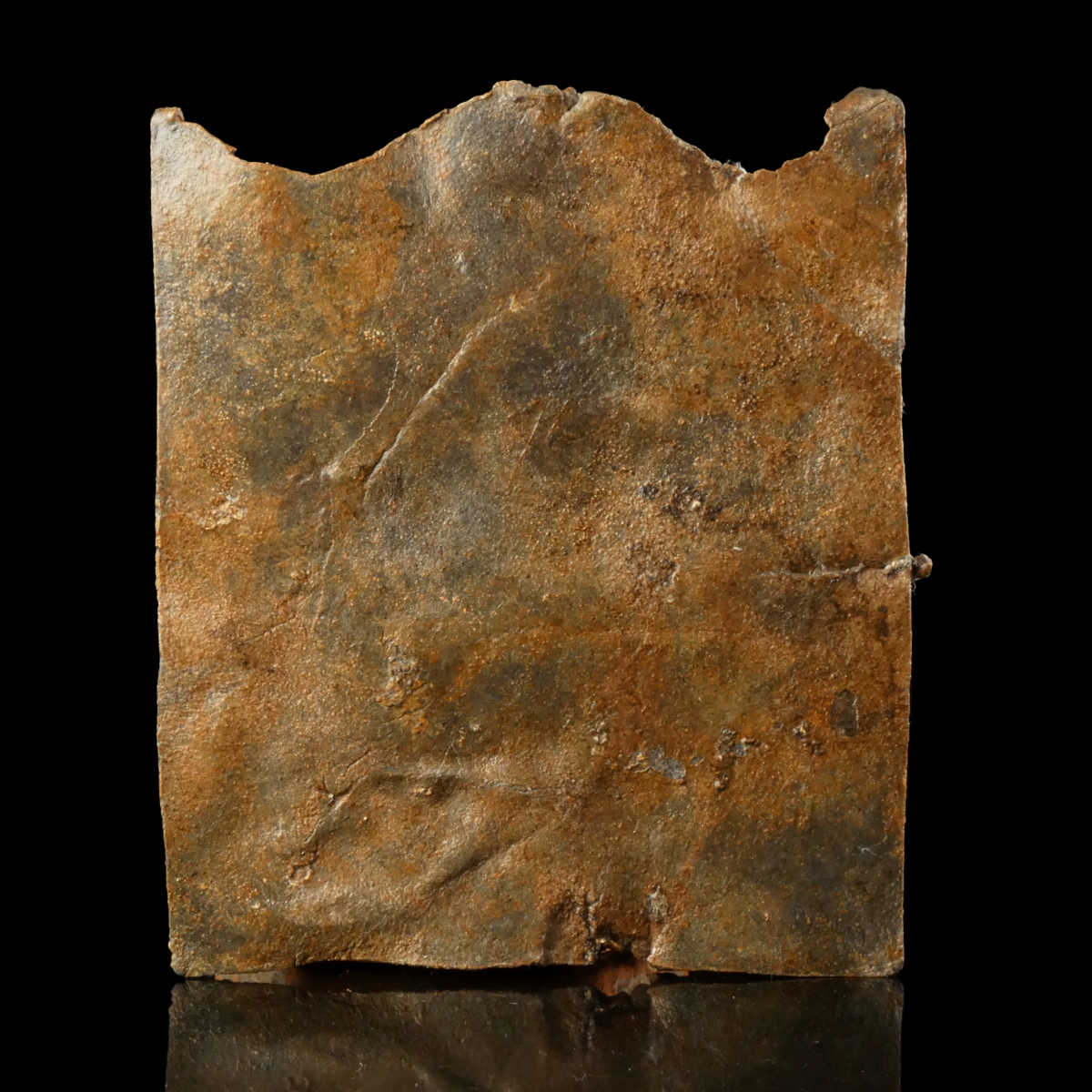 Ancient Roman lead Mystery Cult plaque, Epona and Danubian riders