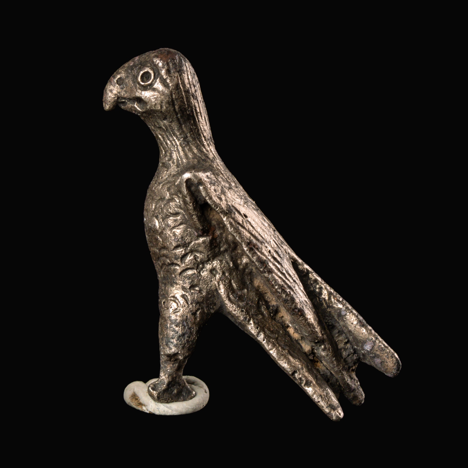Ancient Roman Silver Legionary Eagle (Aquila) Figurine