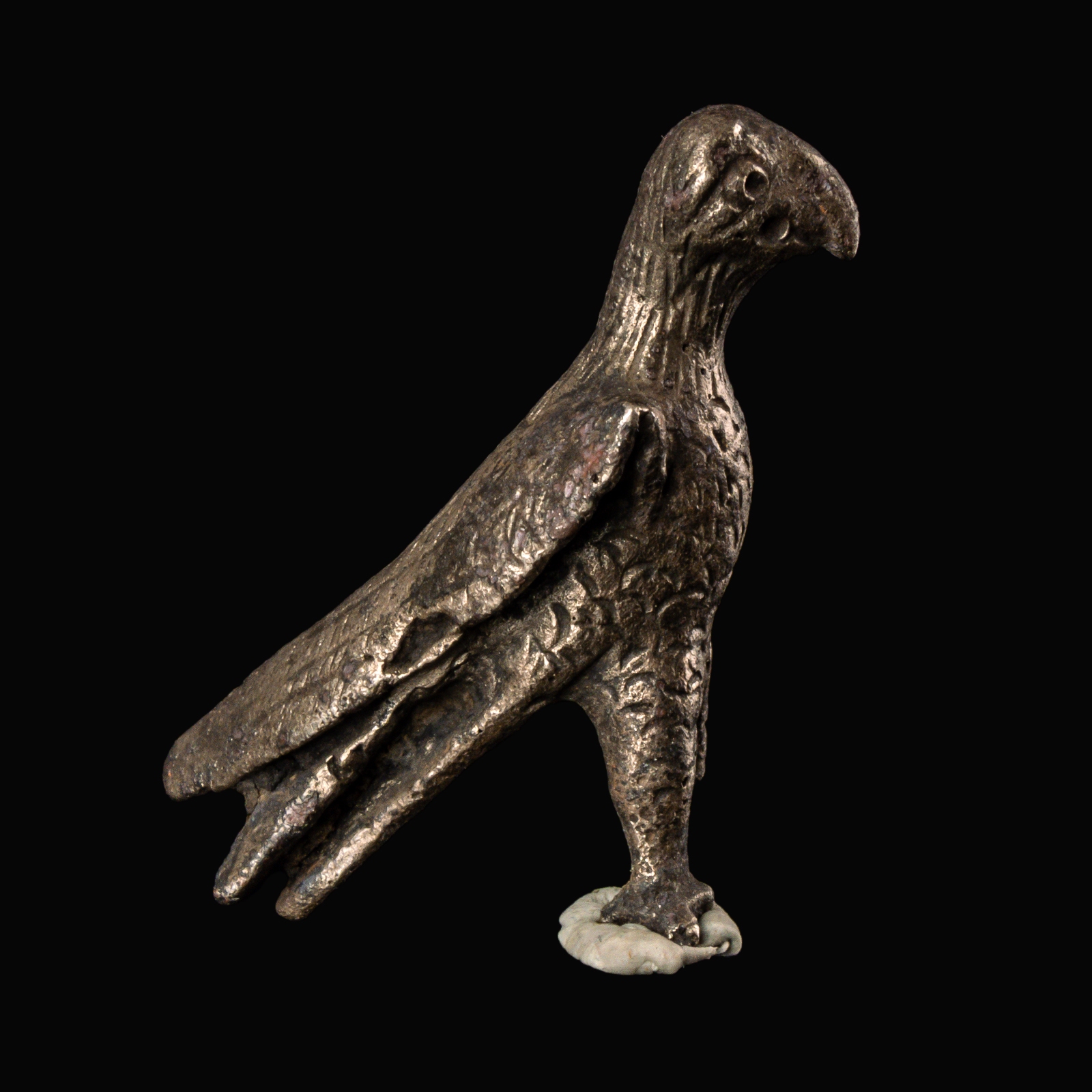Ancient Roman Silver Legionary Eagle (Aquila) Figurine
