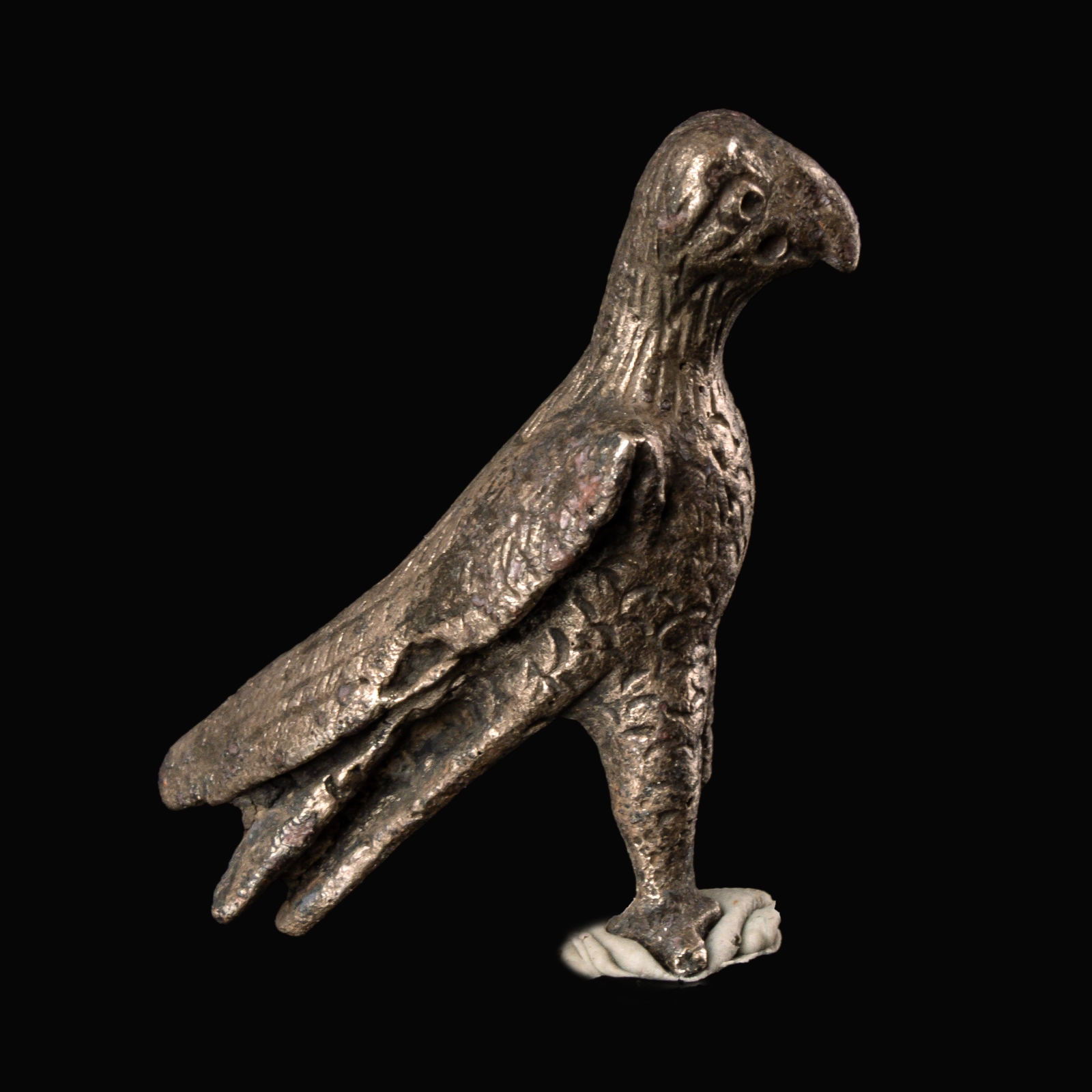 Ancient Roman Silver Legionary Eagle (Aquila) Figurine