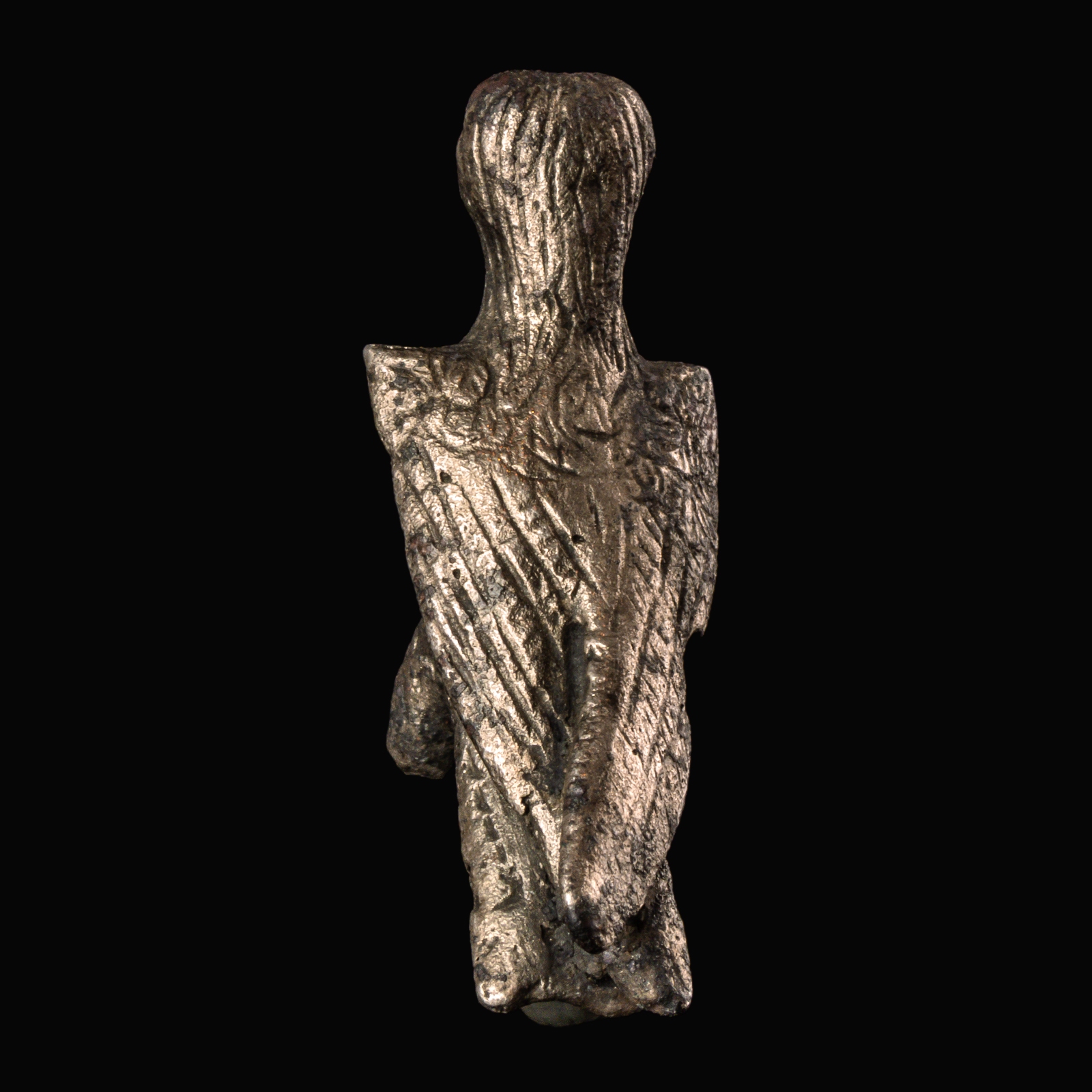 Ancient Roman Silver Legionary Eagle (Aquila) Figurine
