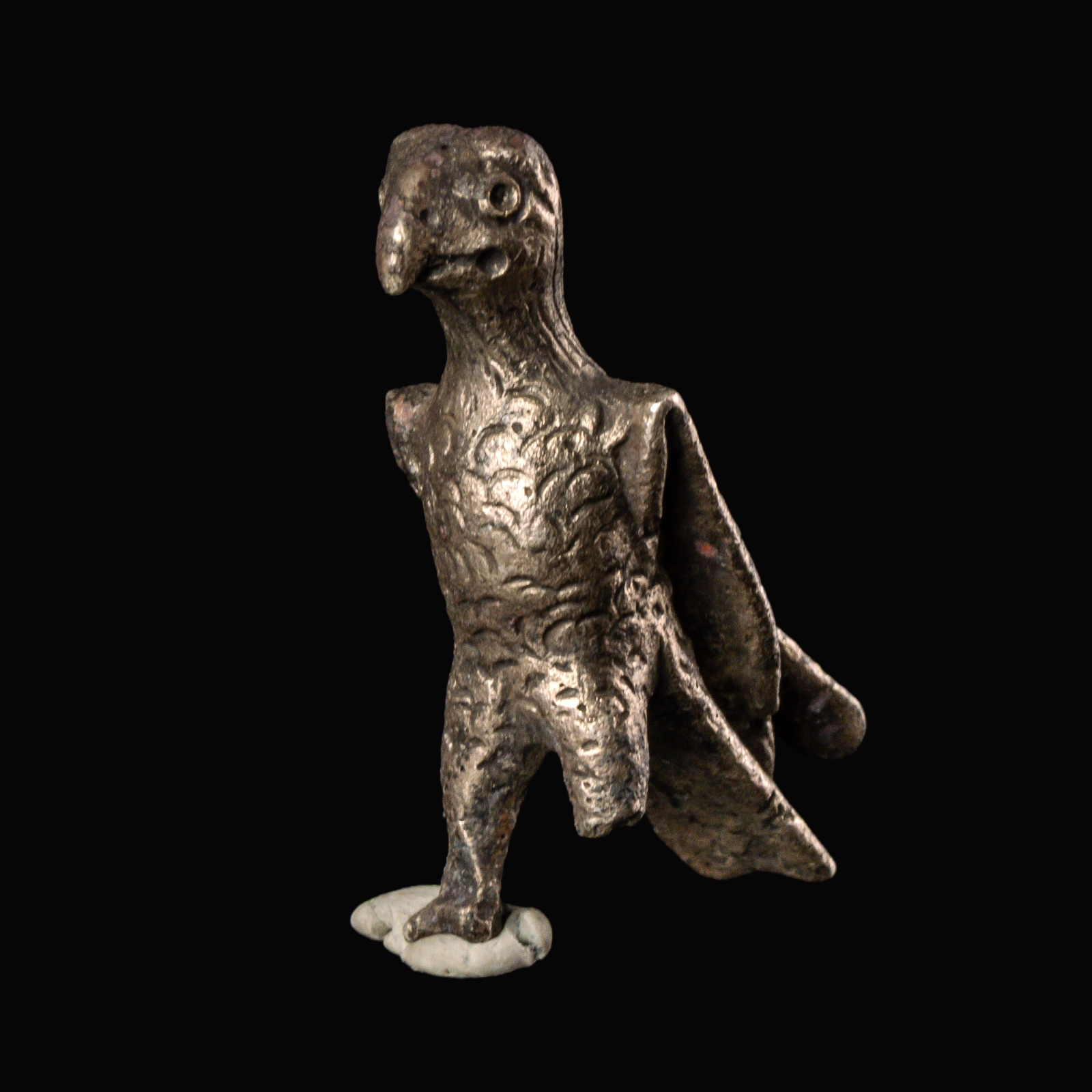 Ancient Roman Silver Legionary Eagle (Aquila) Figurine