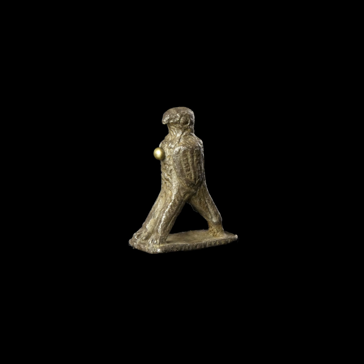 Ancient Roman silver Legionary Eagle 'Aquila' with gold knob