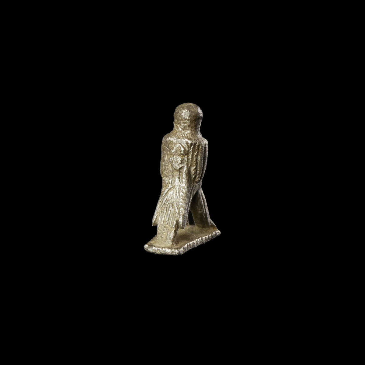 Ancient Roman silver Legionary Eagle 'Aquila' with gold knob