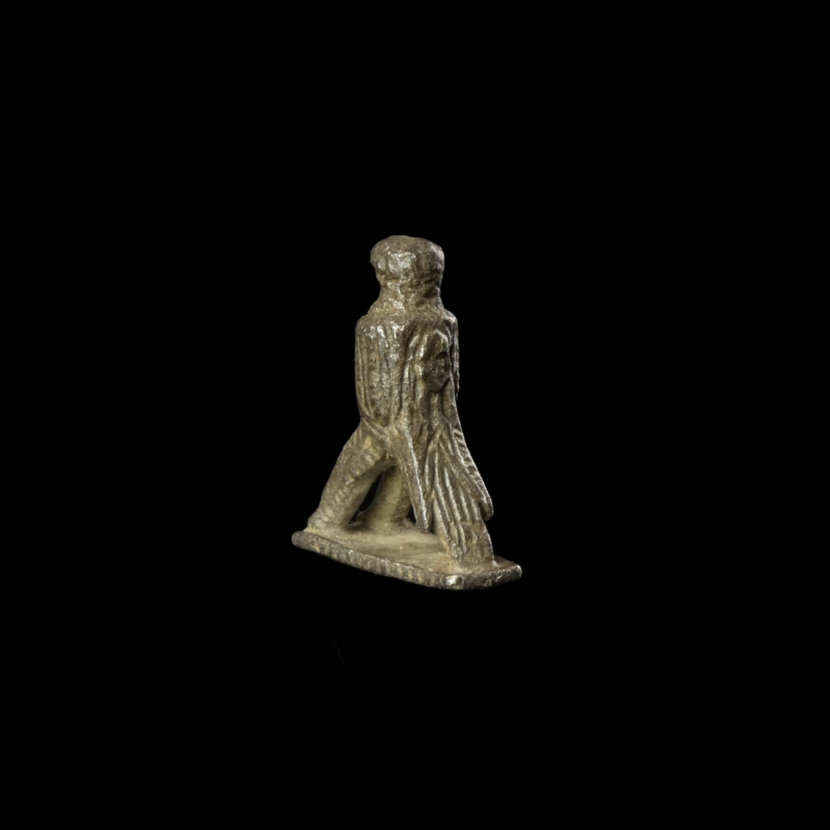 Ancient Roman silver Legionary Eagle 'Aquila' with gold knob