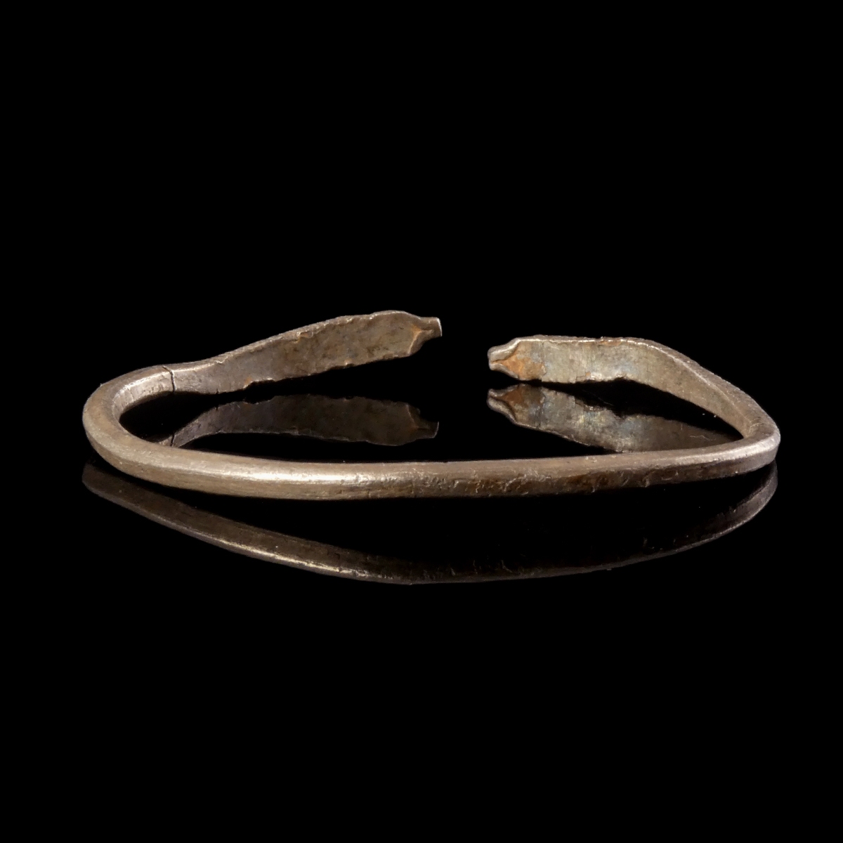 Ancient Roman silver snake bracelet