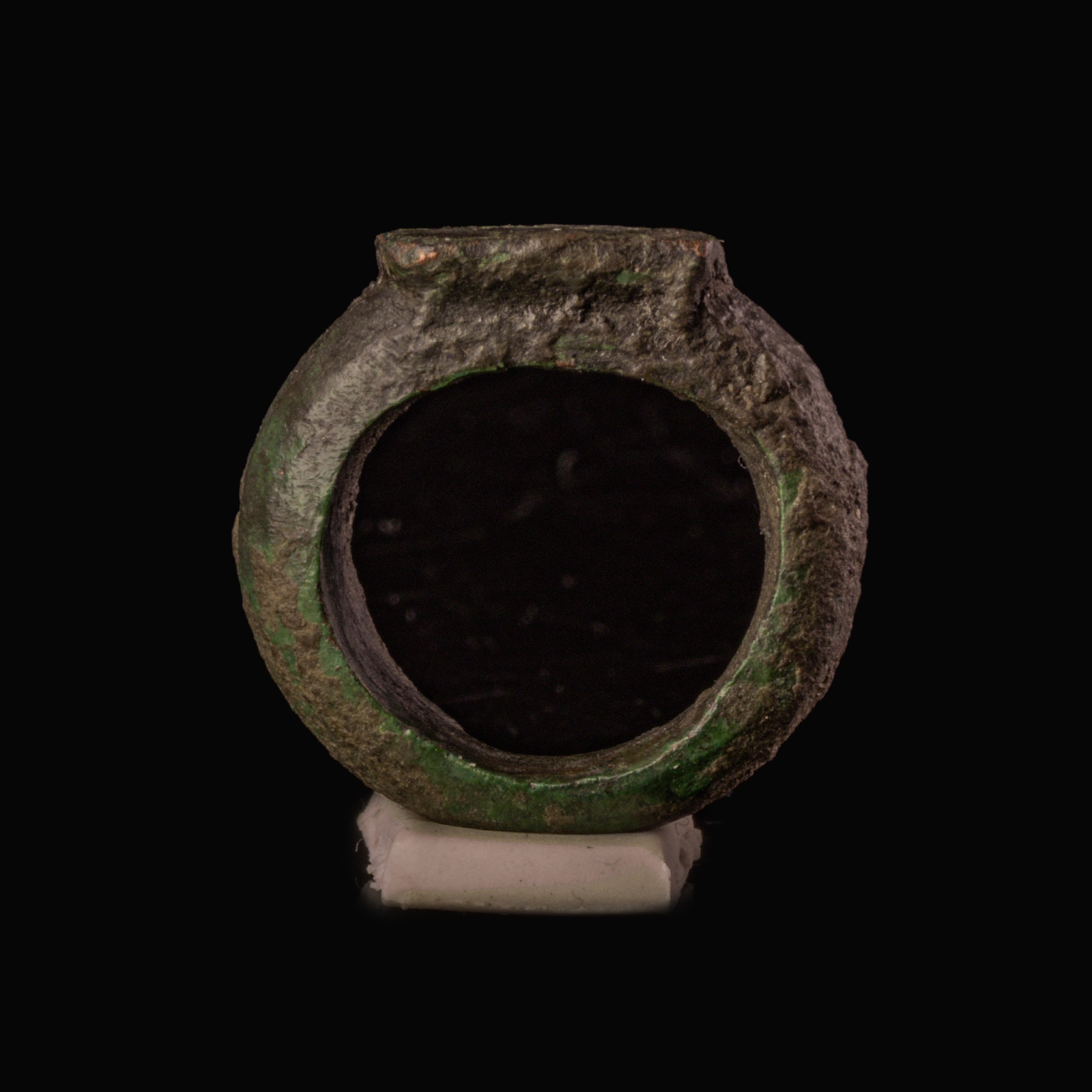 Ancient Roman solid bronze ring with Legionary inscription - LEG X
