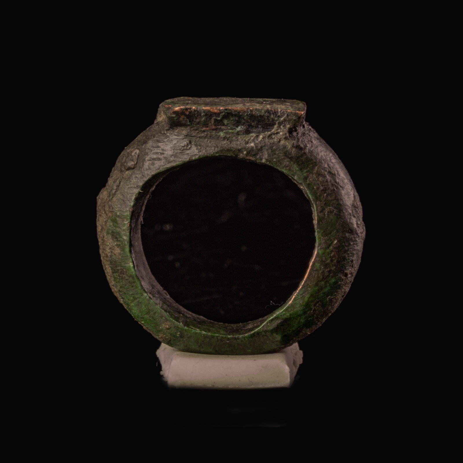 Ancient Roman solid bronze ring with Legionary inscription - LEG X