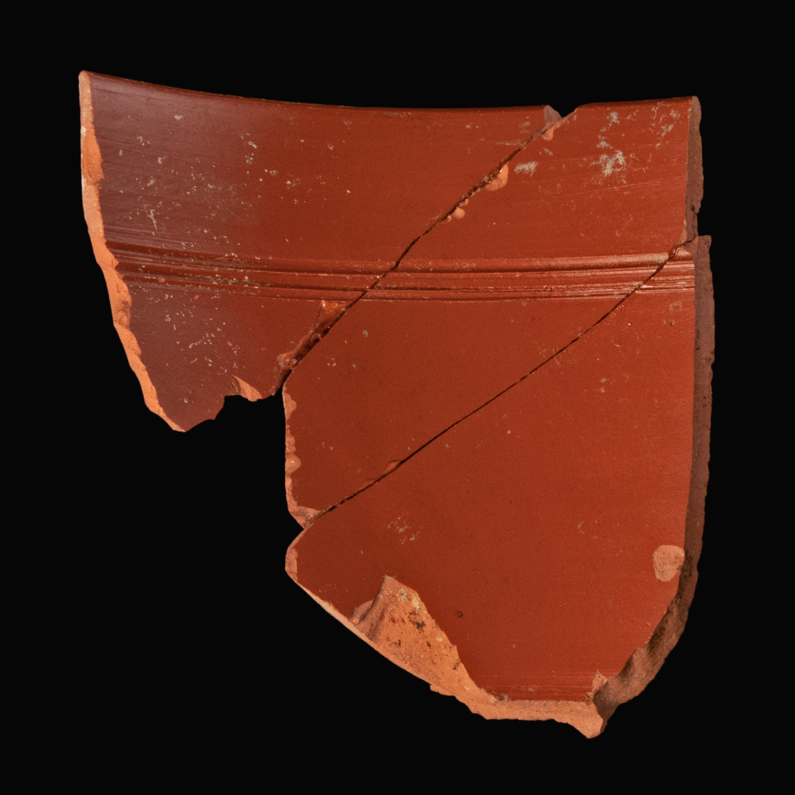 Ancient Roman Terra Sigillata Fragment Showing a Gladiatorial Venatio Scene