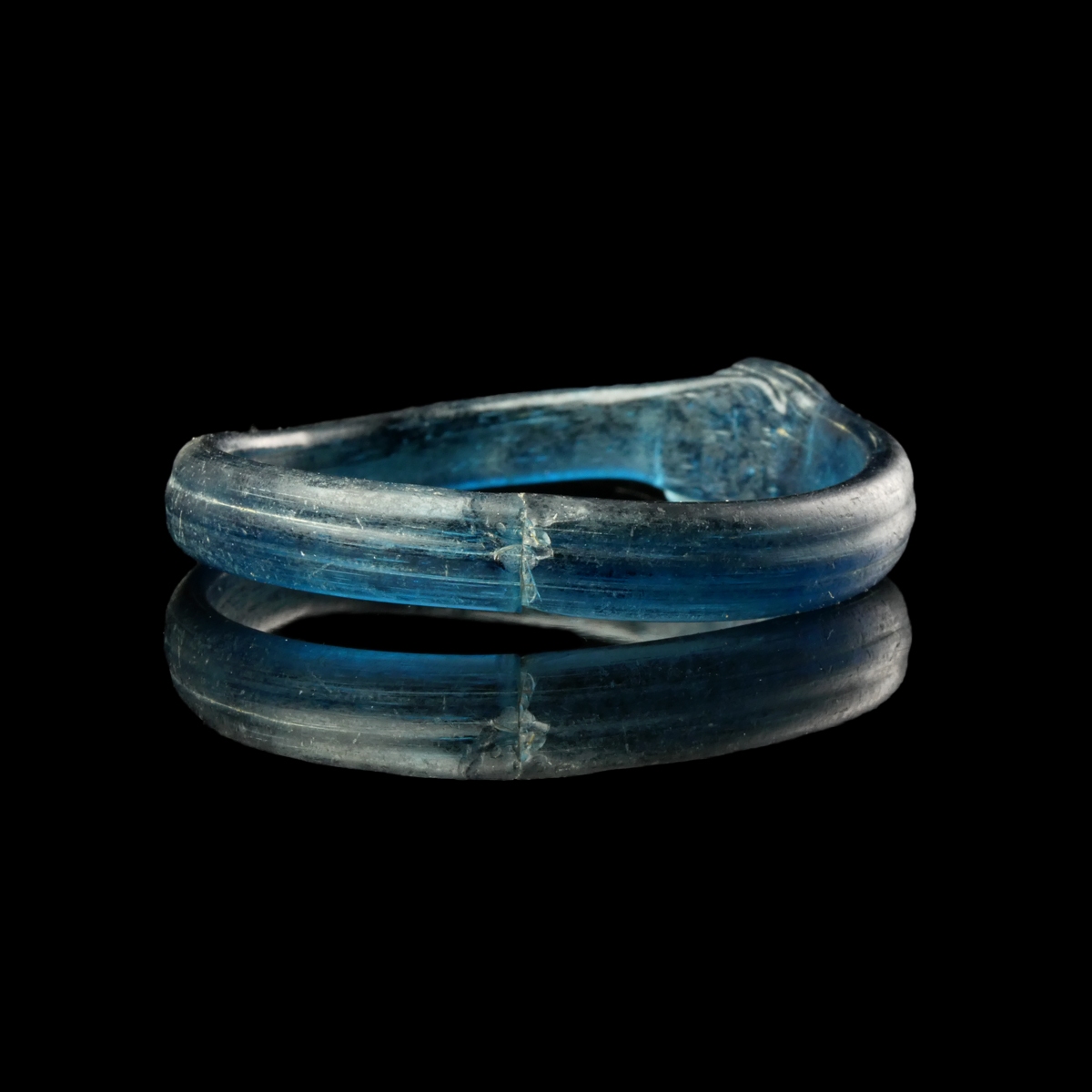 Ancient Roman votive or child's glass bracelet/bangle