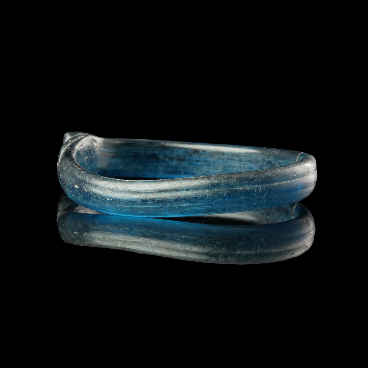 Ancient Roman votive or child's glass bracelet/bangle