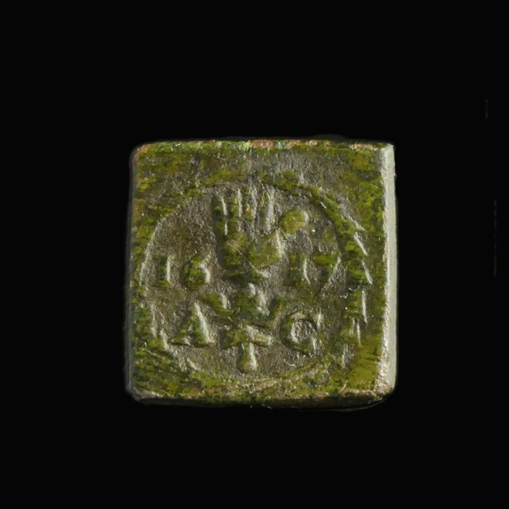Antwerp, coin weight ½ Real (1521-1598), Andries Caers, rare