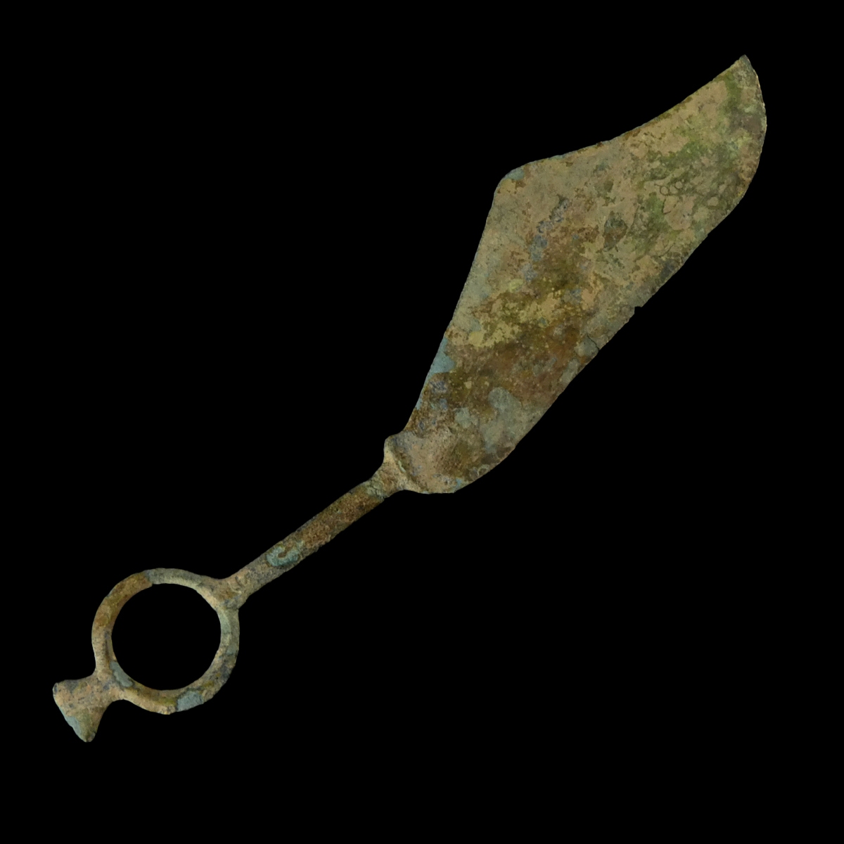 Bronze Age, bronze looped Razor knife