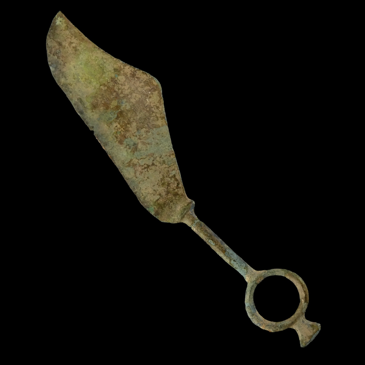 Bronze Age, bronze looped Razor knife