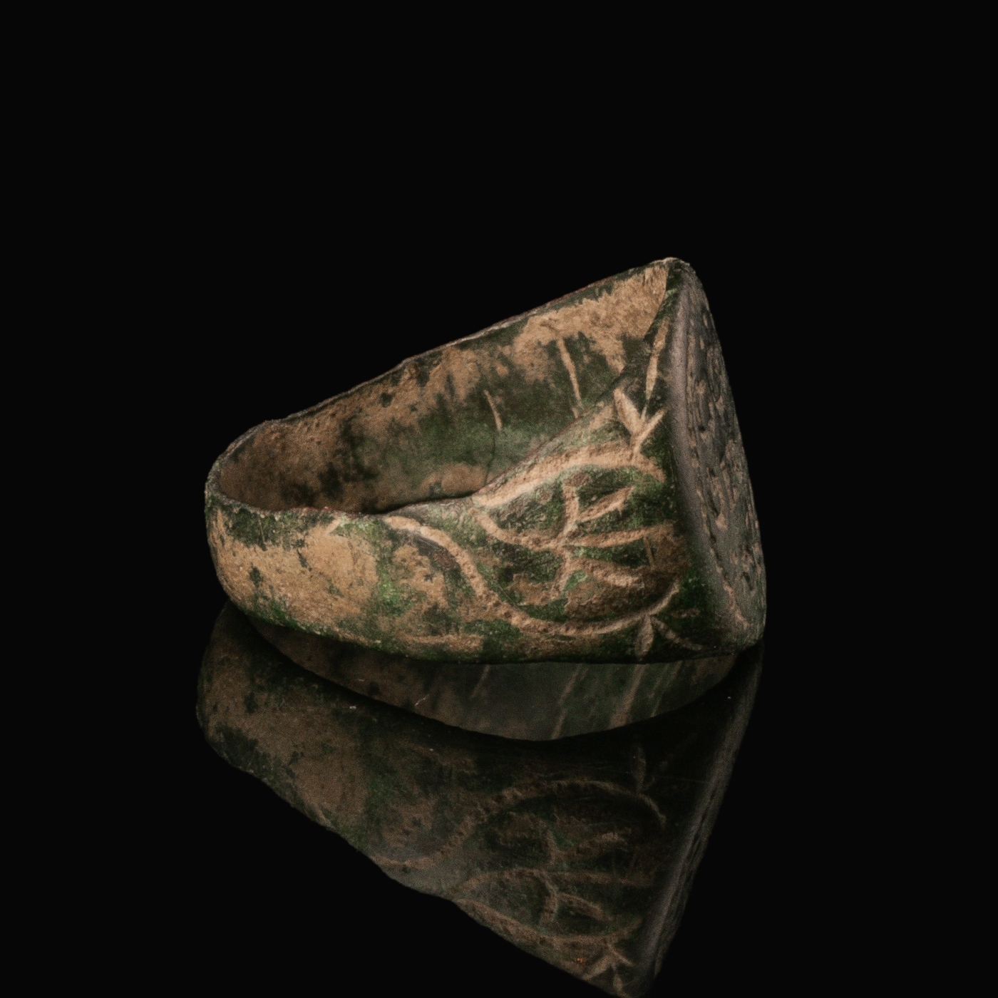 Byzantine Bronze Ring with Inscription