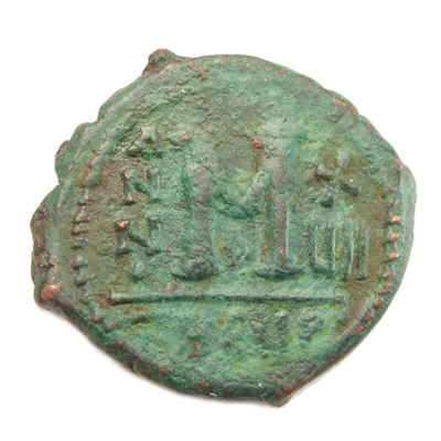 Byzantine Empire, Maurice Tiberius (582-602 AD), Æ follis