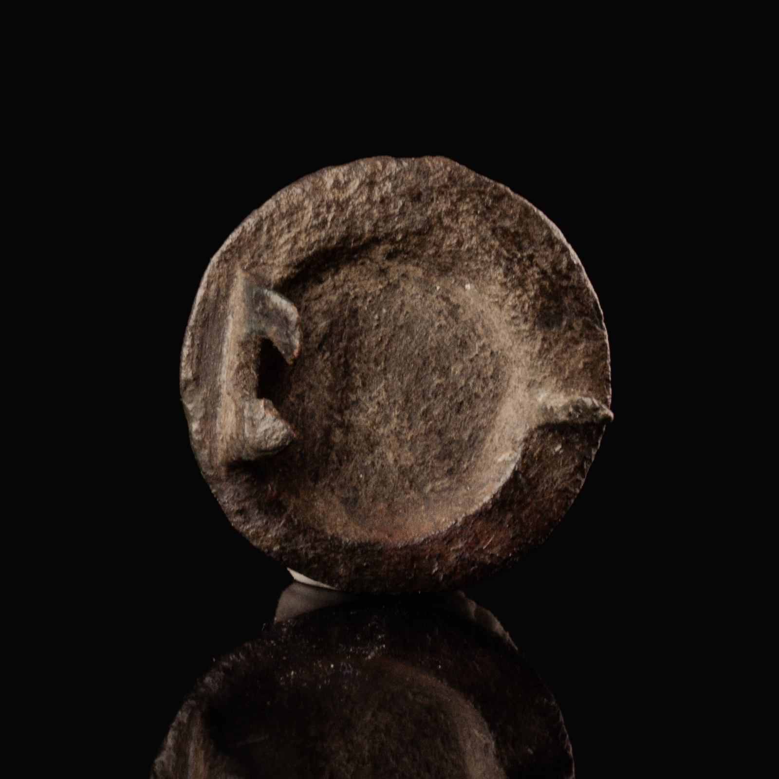 Early Medieval Carolingian disc fibula - pseudo coin brooch
