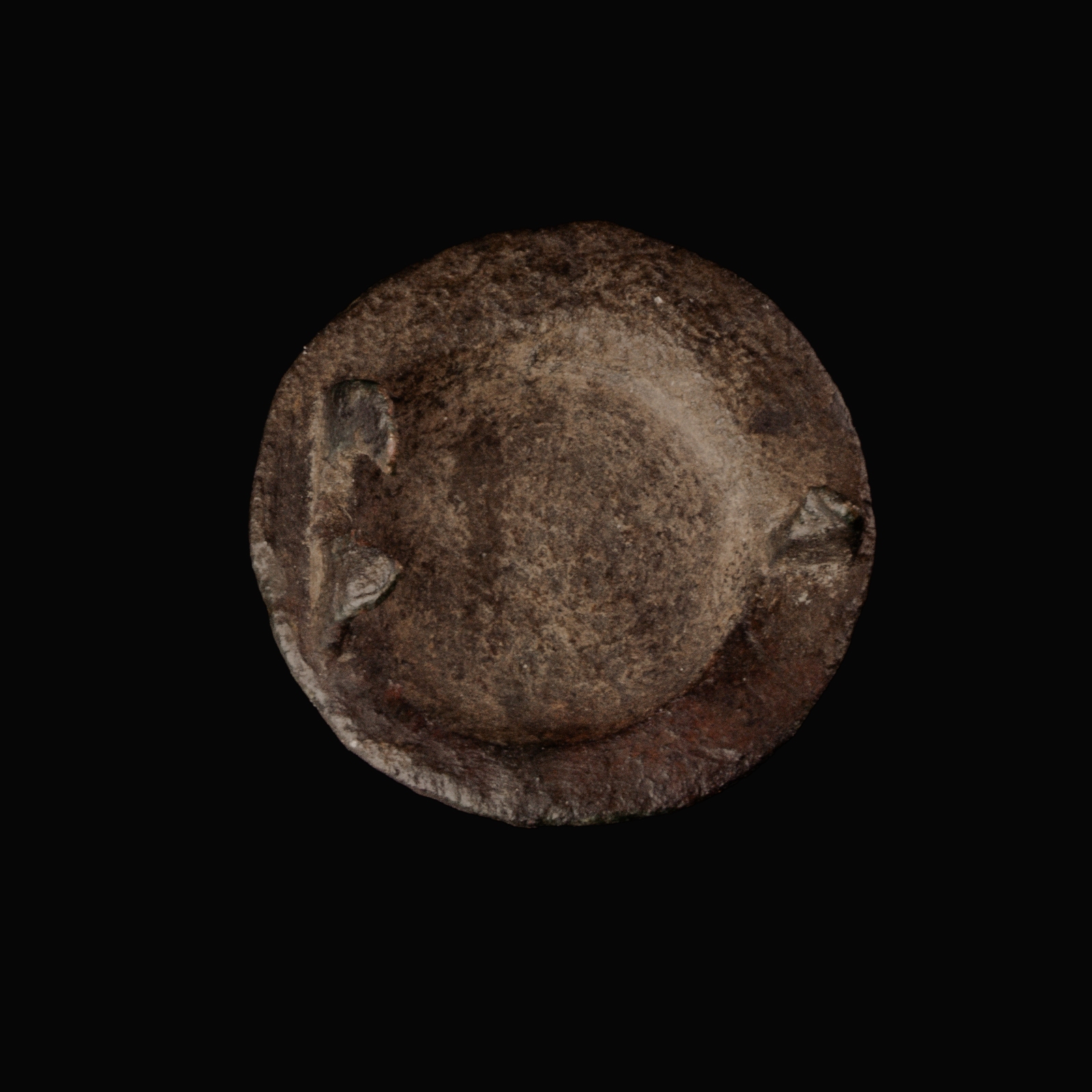 Early Medieval Carolingian disc fibula - pseudo coin brooch