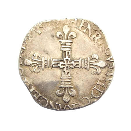 France, 1/4 Ecu 1579