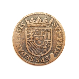 France, double Liard 1613, Bouillon & Sedan