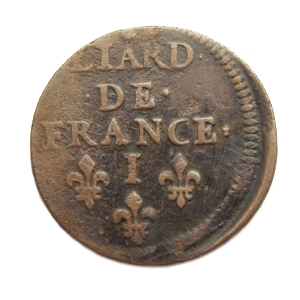 France, Liard, 1657, Limoges
