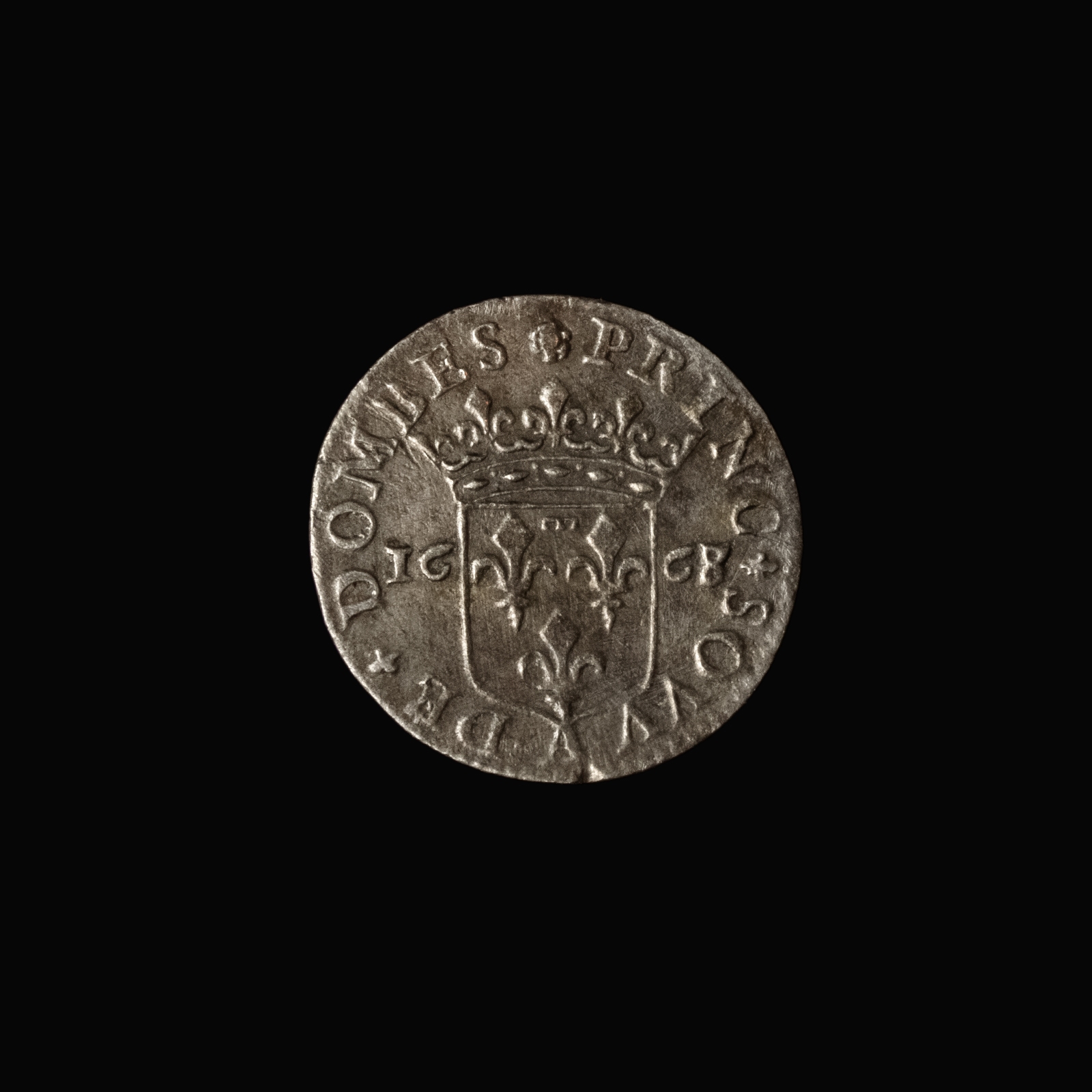France, Principality of Dombes, AR 1/12 Écu (Luigino or 5 Sols), 1668