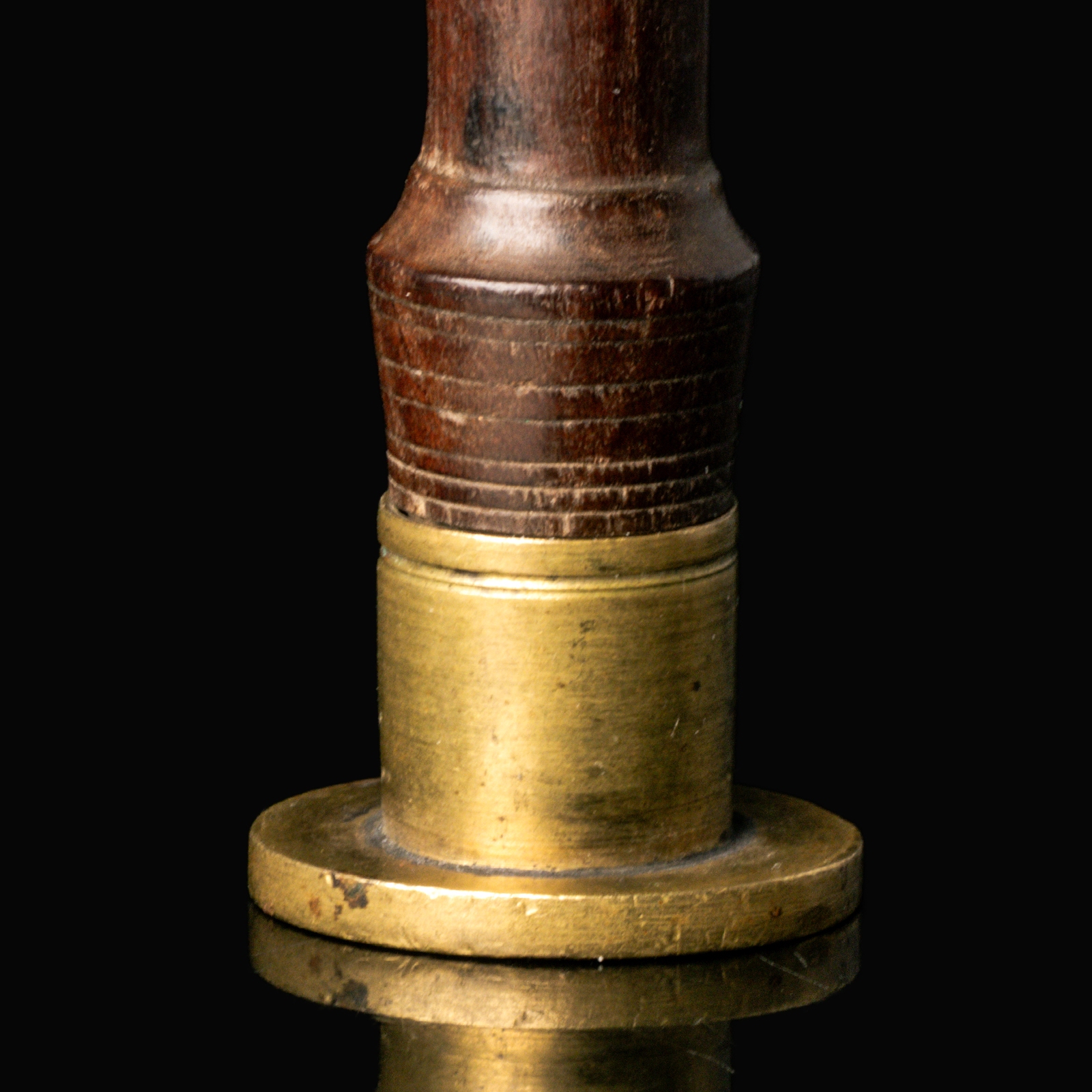 French Revolution, wooden and brass Seal Stamp of the District of Delémont (France - Switzerland)