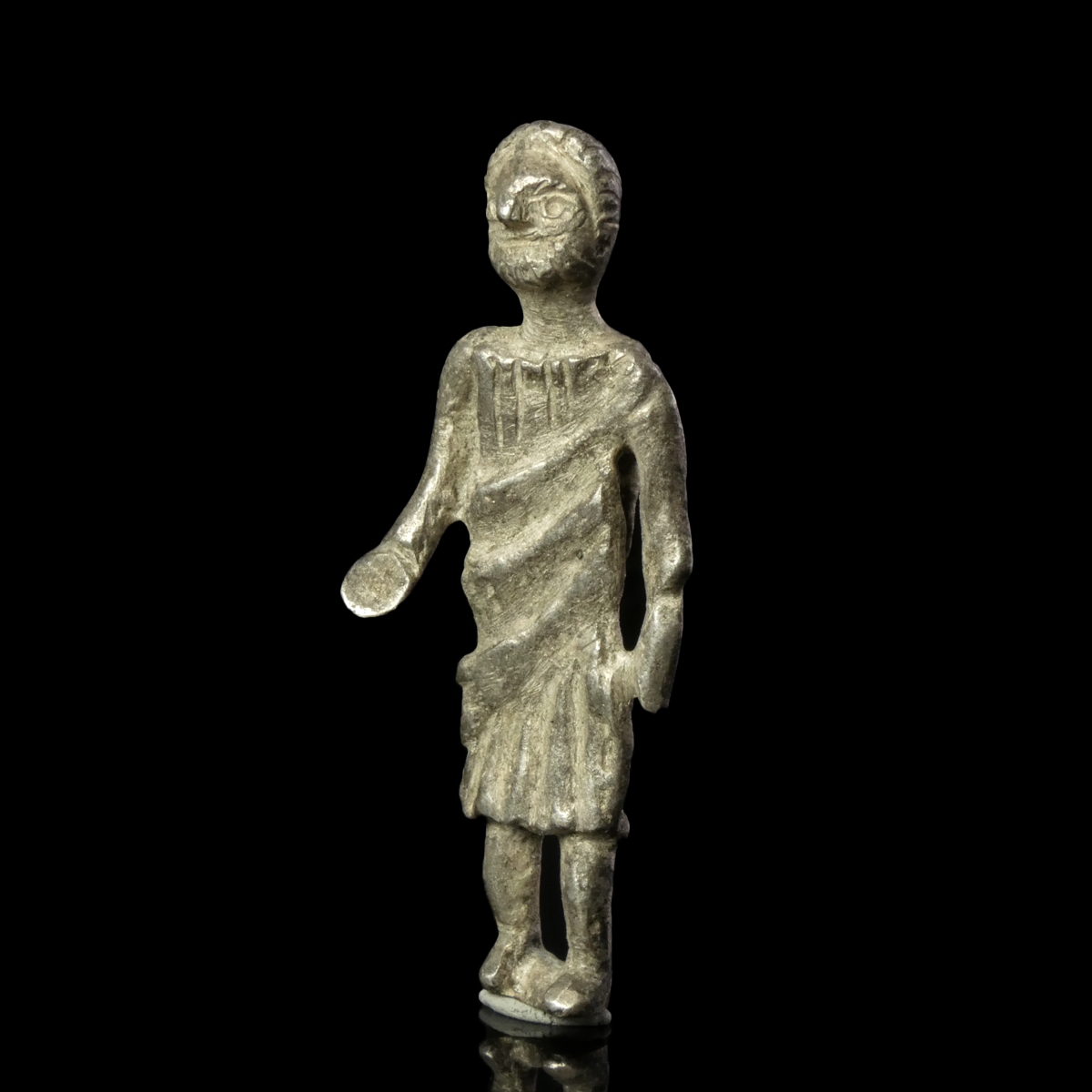 Gallo-Roman silver votive statue