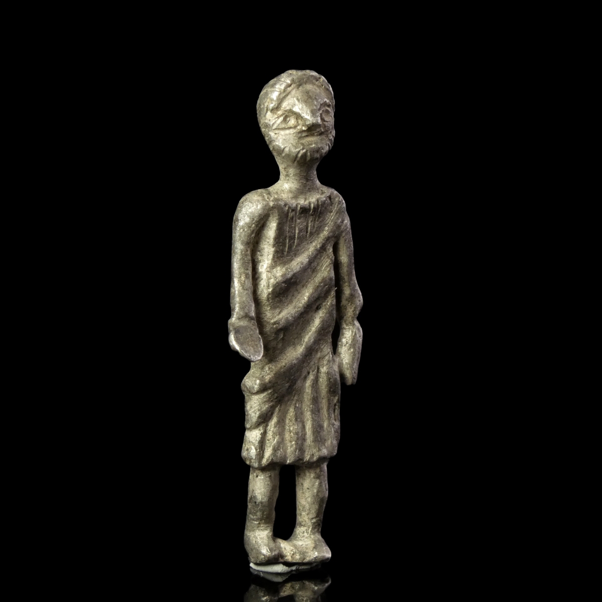 Gallo-Roman silver votive statue