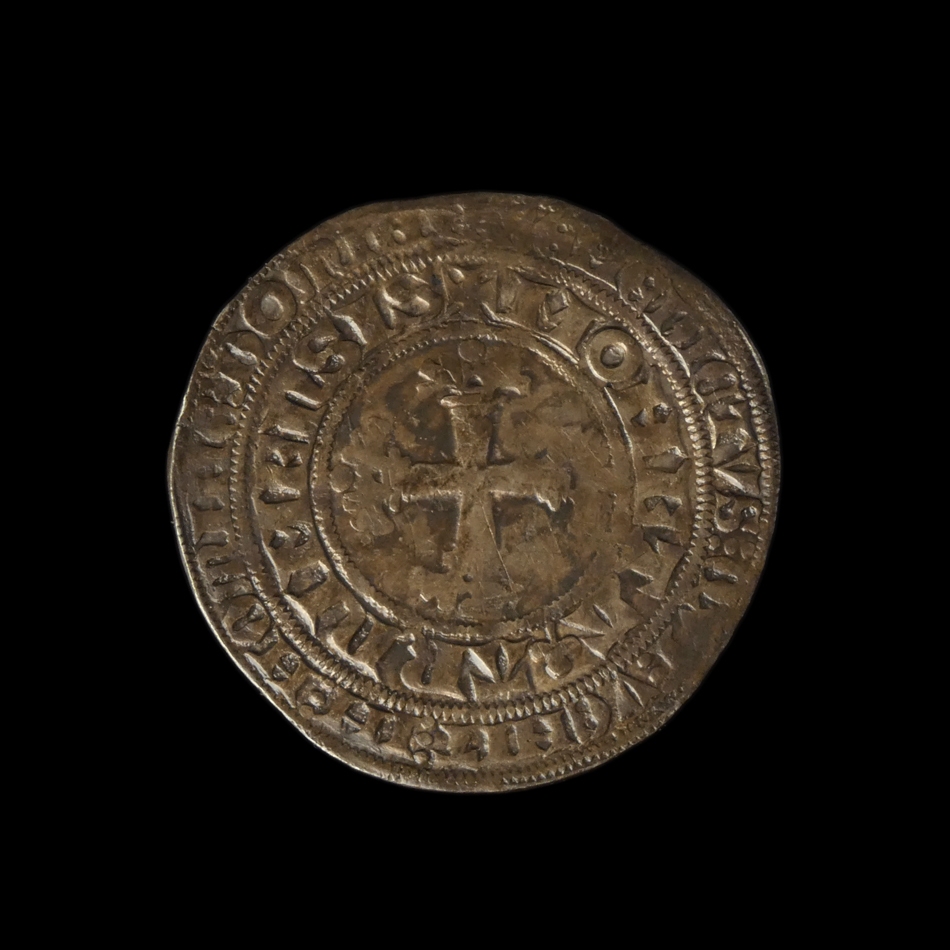 Graafschap Gelderland, dubbele groot, botdrager 1361-1371