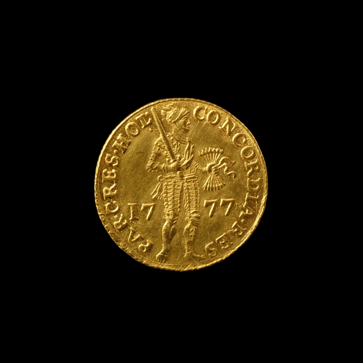 Holland, gouden Dukaat 1777, Dordrecht