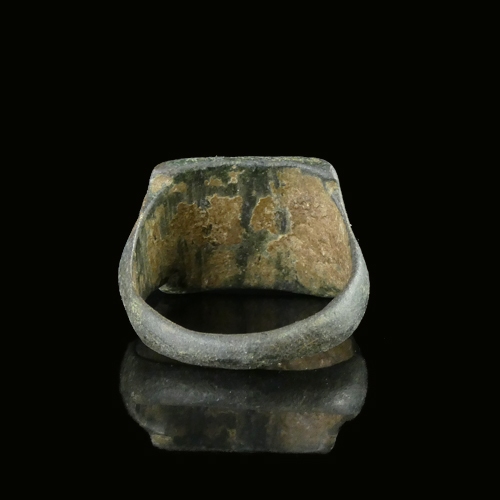 Iron Age, Celtic bronze ring with stylised horse