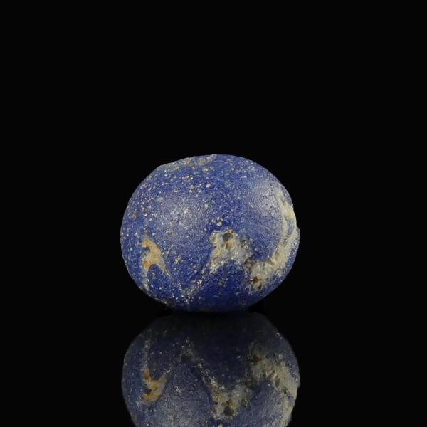 Iron Age, Celtic decorated blue glass bead