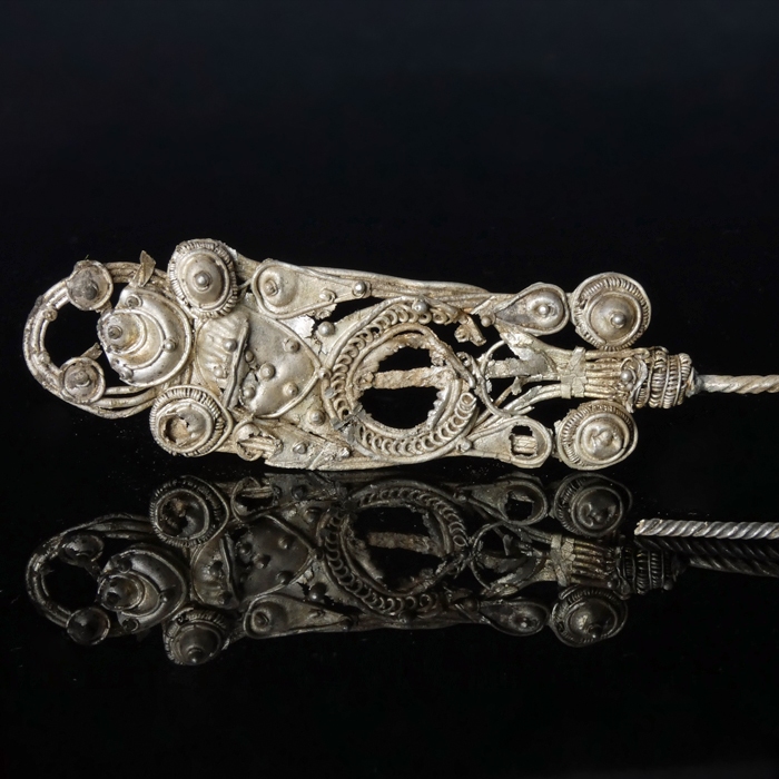 Iron Age, Celtic silver filigree hairpin