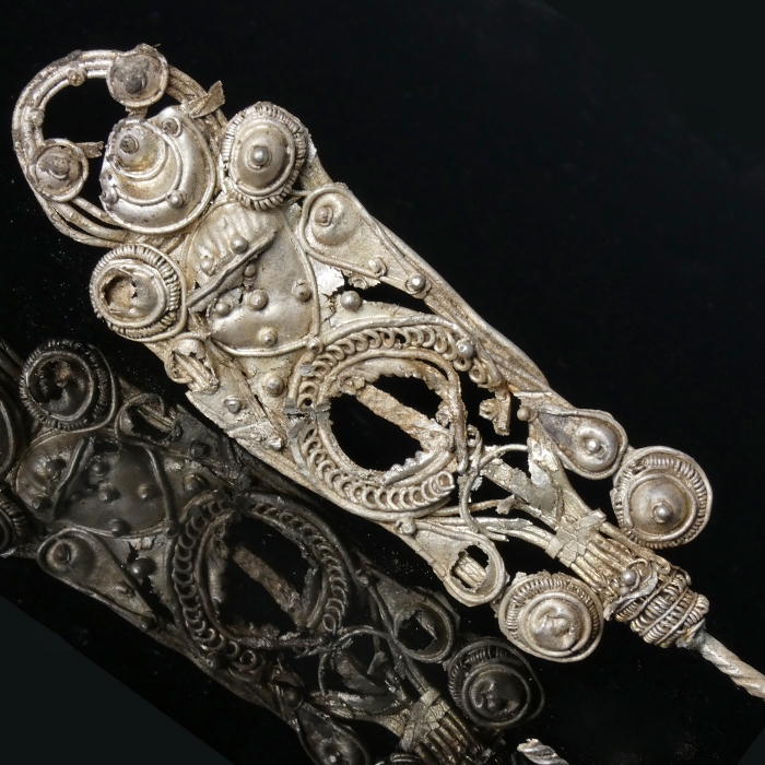 Iron Age, Celtic silver filigree hairpin