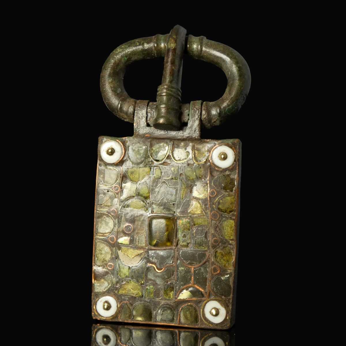 Large Migration-Period Visigothic Cloisonné Belt Buckle