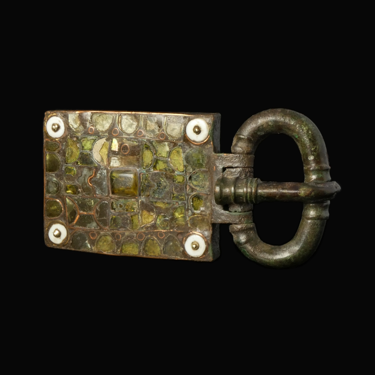 Large Visigothic Cloisonné Belt Buckle from the Migration Period