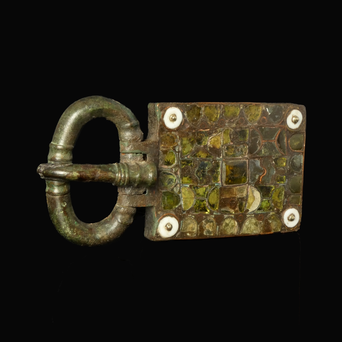 Large Visigothic Cloisonné Belt Buckle from the Migration Period