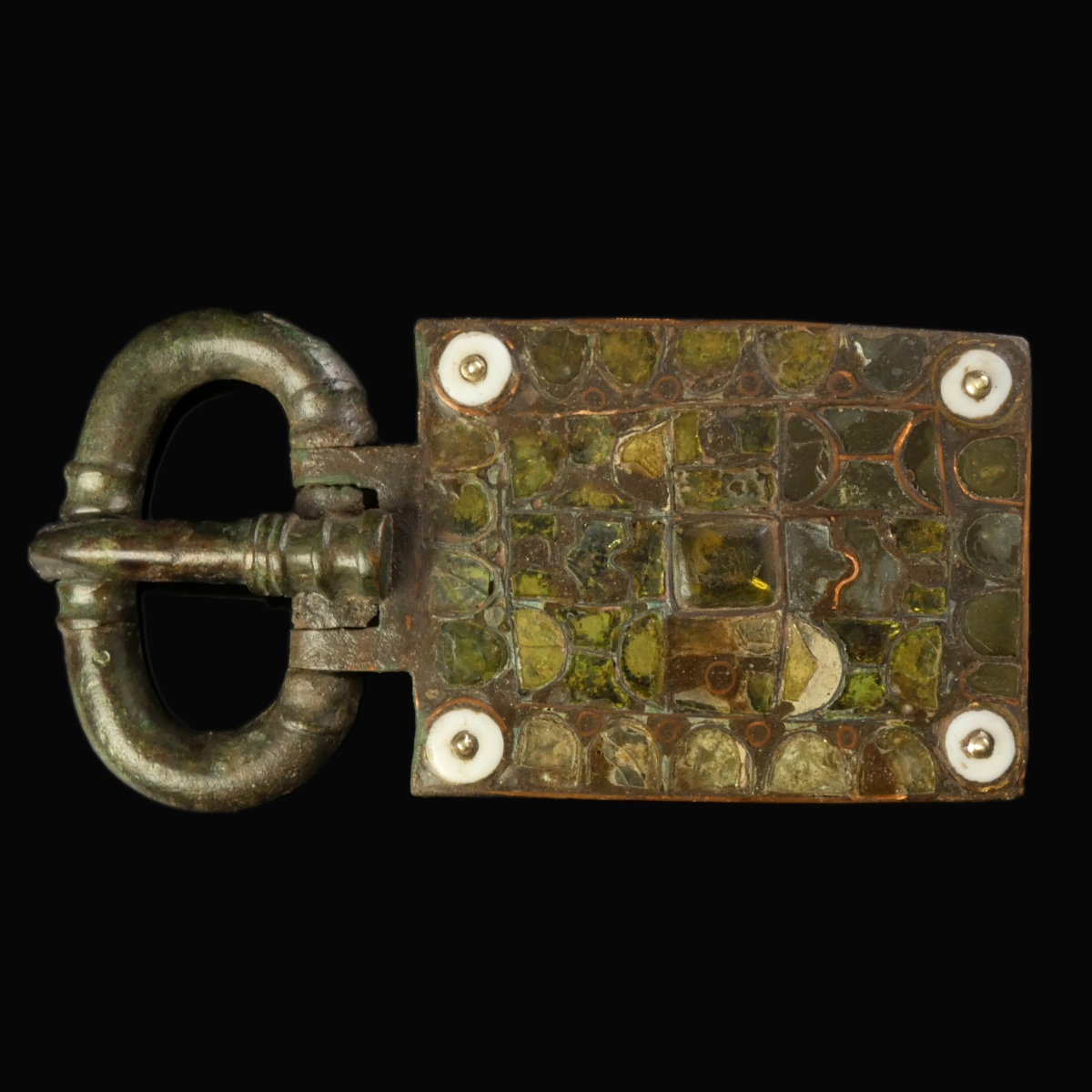 Large Visigothic Cloisonné Belt Buckle from the Migration Period