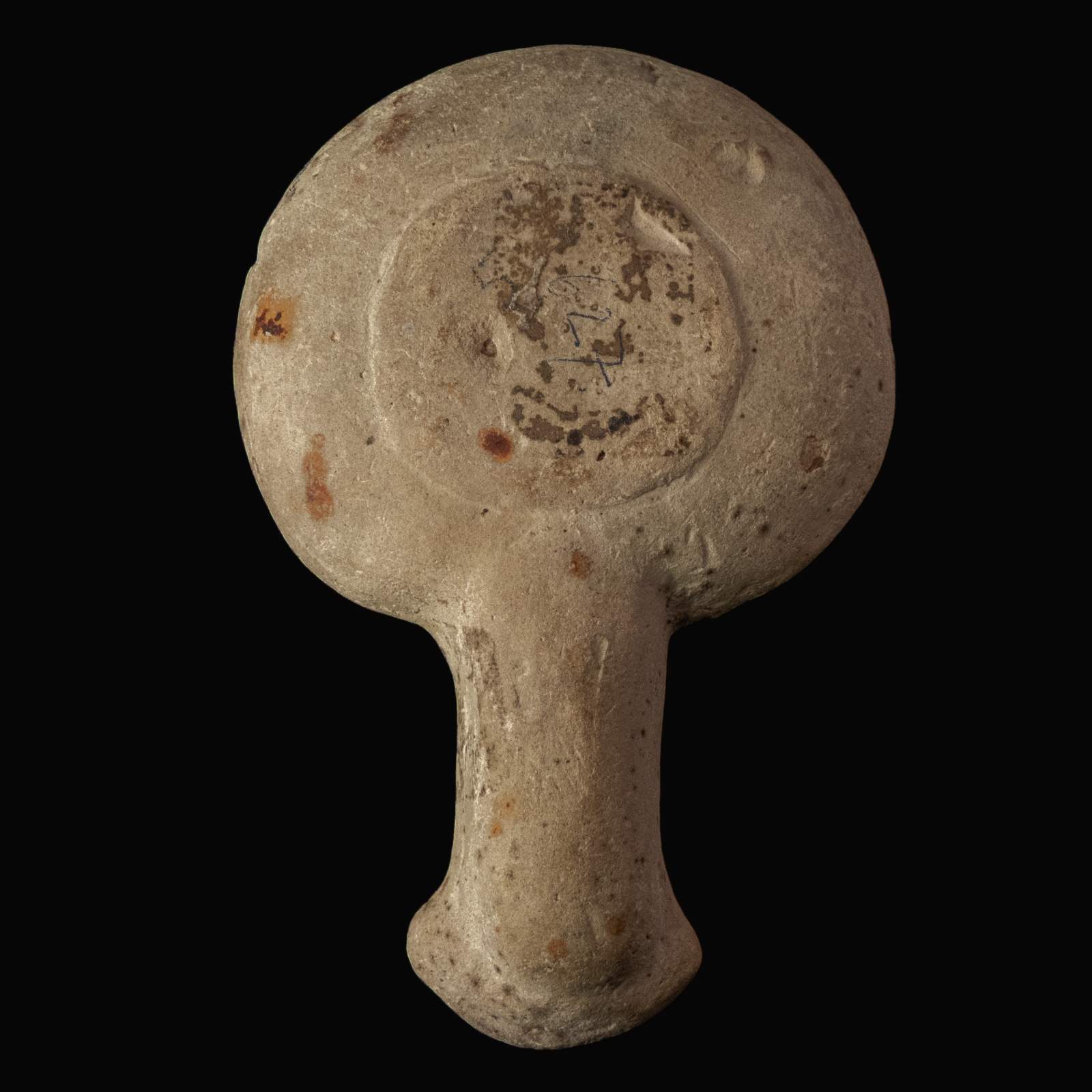 Late Ptolemaic Egyptian Terracotta Oil Lamp